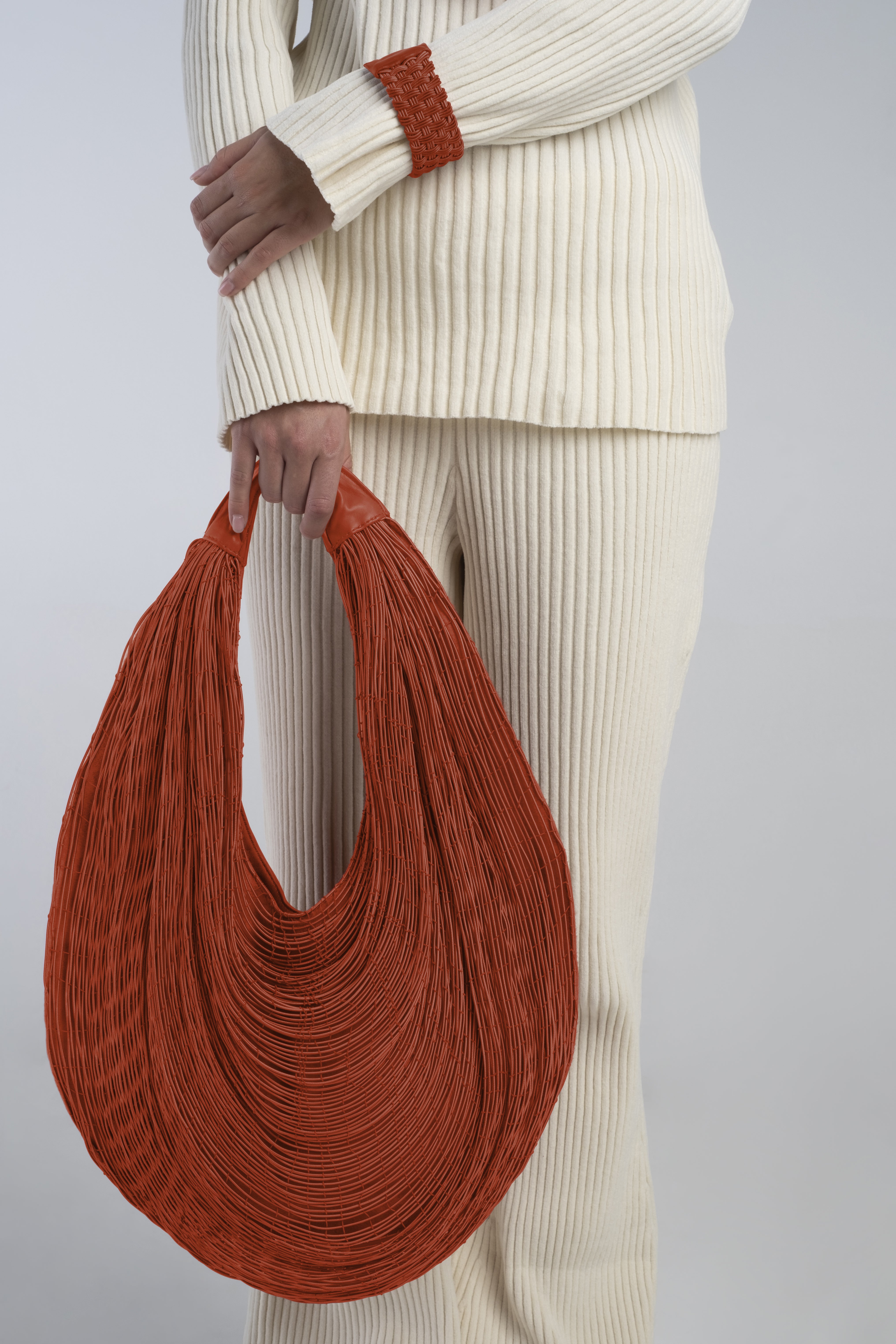 Bivalda Shoulder bag (big size) Dark Pumpkin