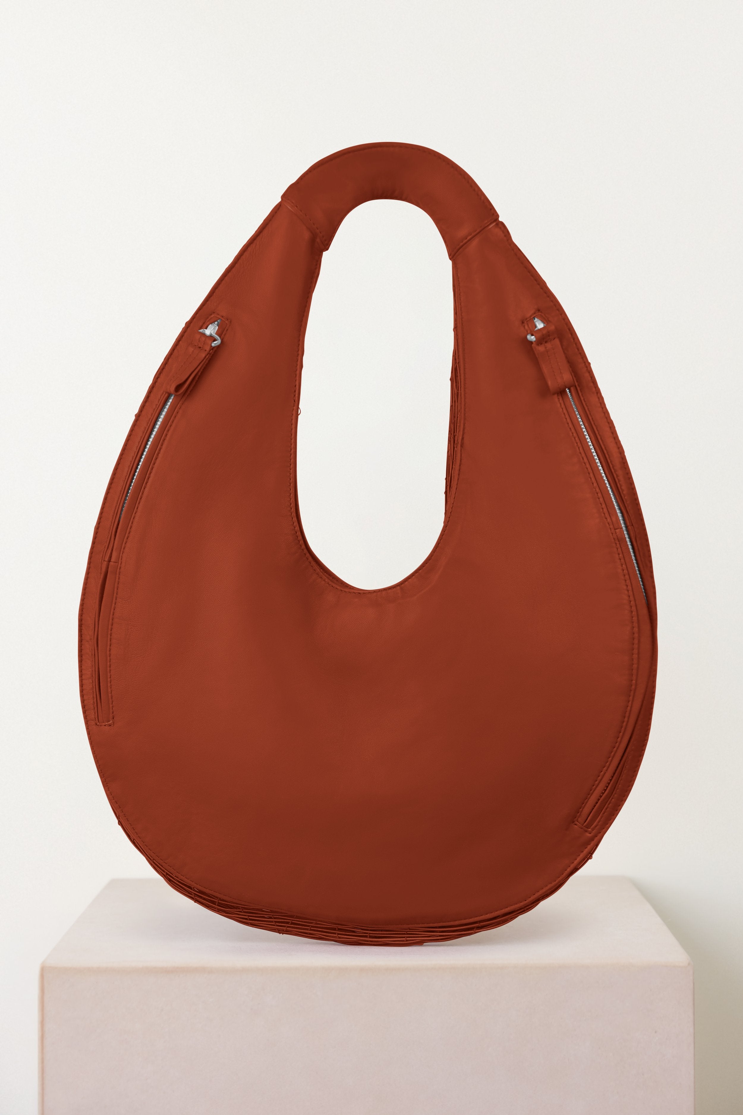Bivalda Shoulder bag (big size) Dark Pumpkin