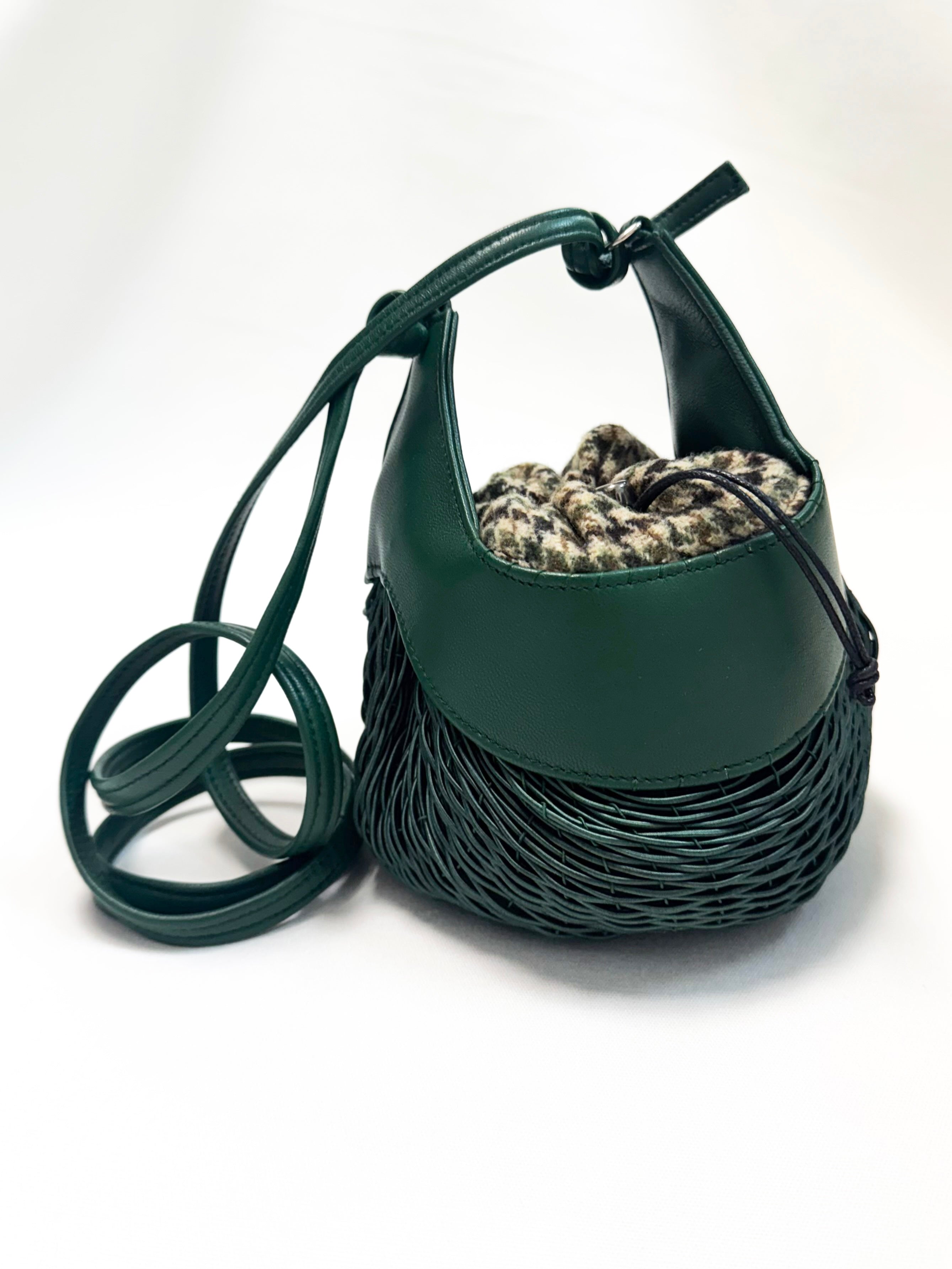 LUZIO Bowl- Limited Edition - Green+ tweed