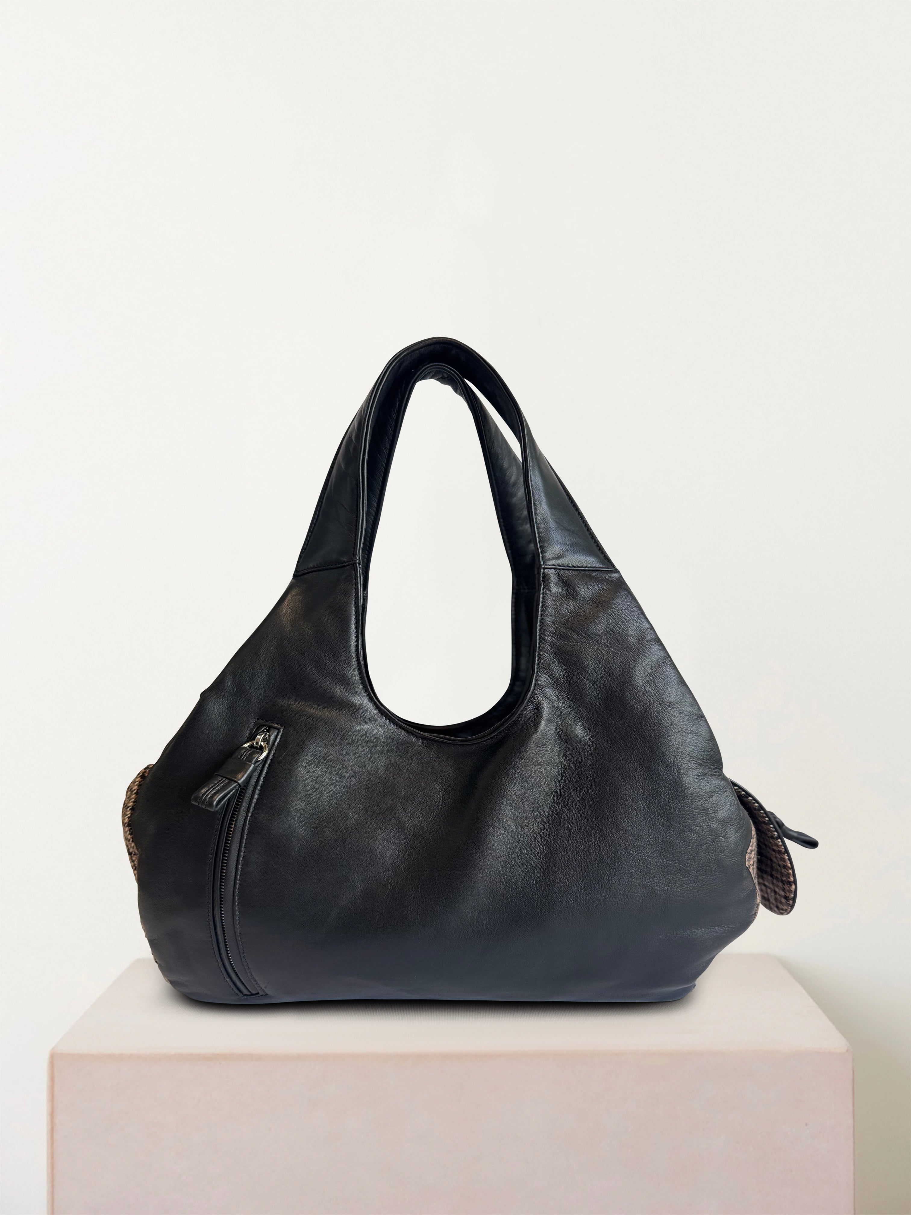 Caracas Shopper - Coal + Tweed