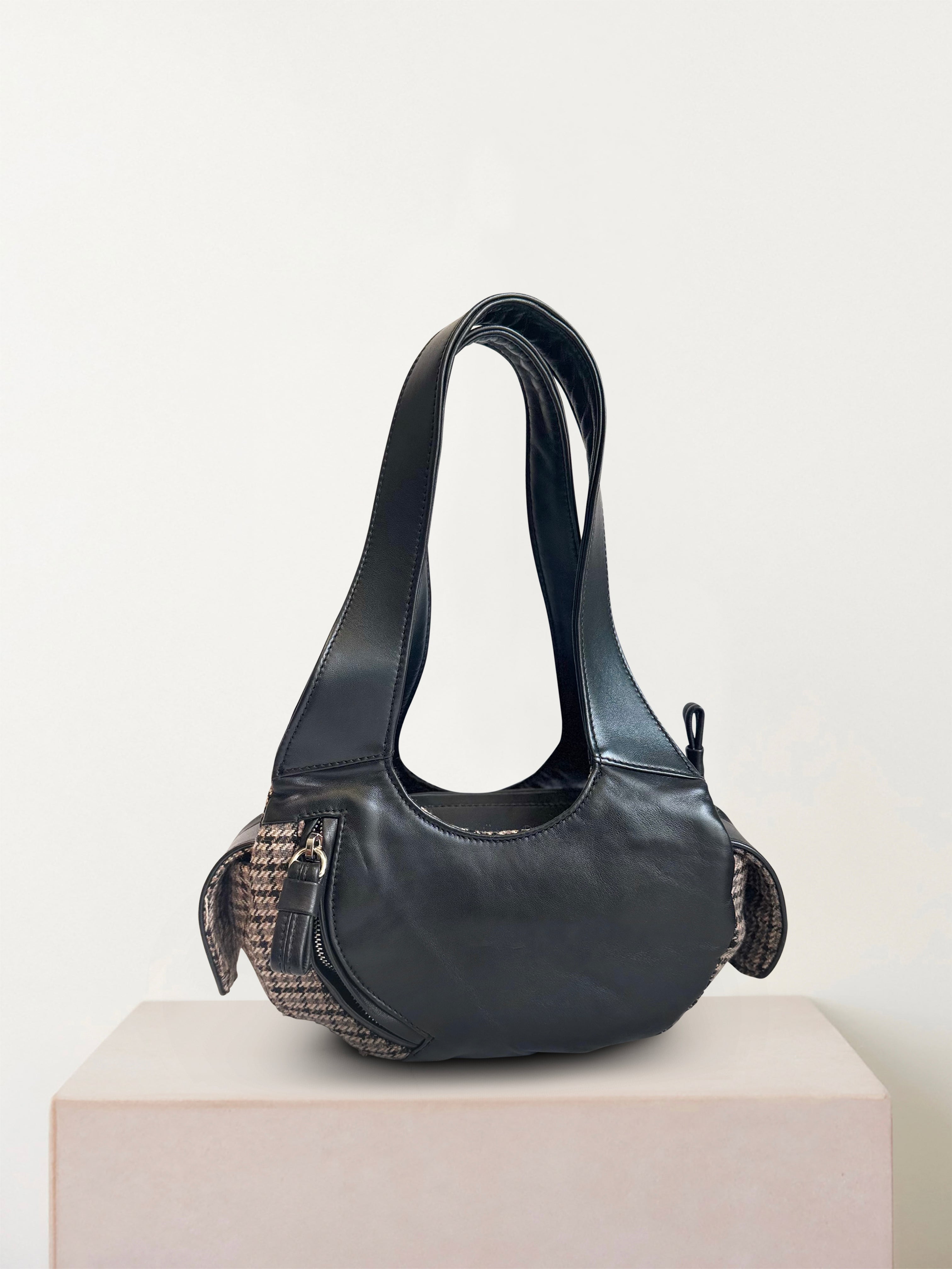 "Nano Doc" with long handle - Coal + tweed