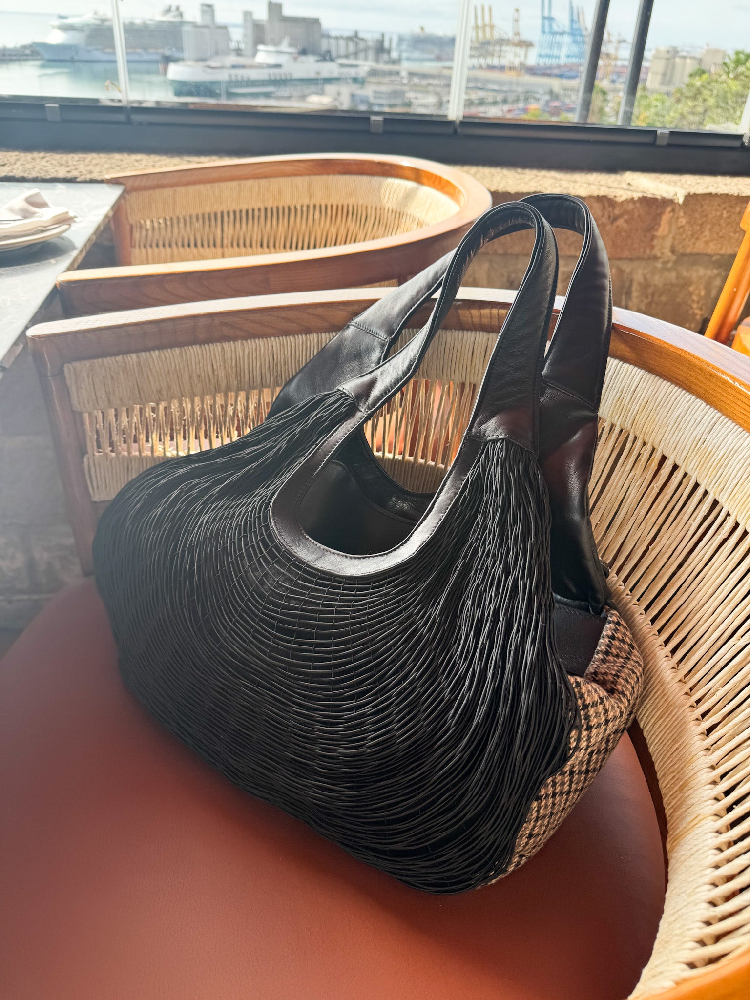 Caracas Shopper - Coal + Tweed