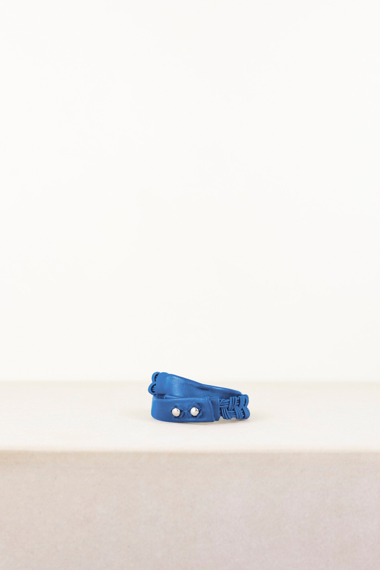 Cuff Bracelet 6 Cords Blue